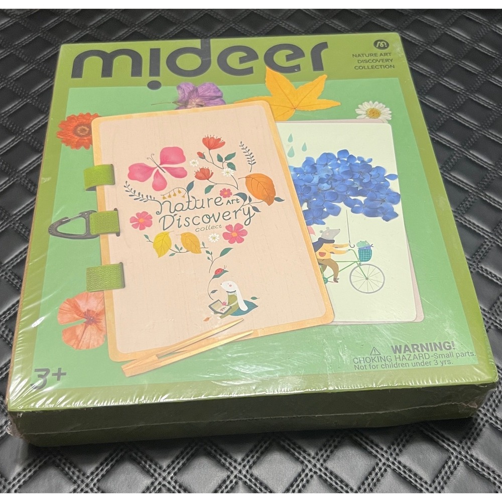Mideer Nature Art Discovery Collection MD1430 Flower Press Kit Kids Craft New